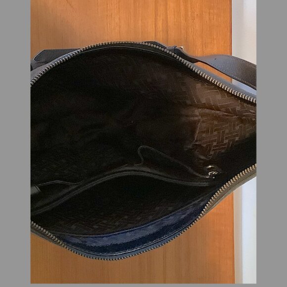 Cole Haan Black Leather Shoulder Handbag - Picture 16 of 16